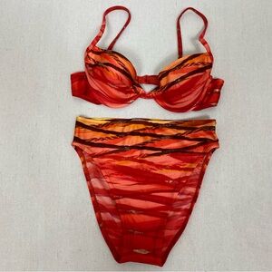 Vintage 90’s High Waisted Bikini Set